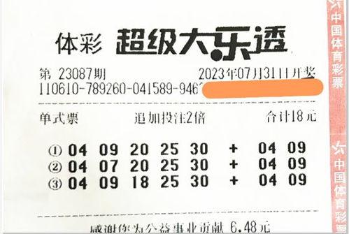 087大乐透开奖,惊喜大奖花落谁家？
